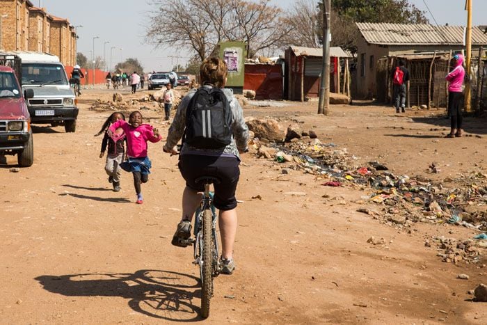 Valerie Cycling Soweto