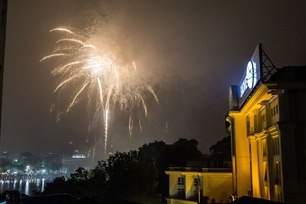 Tet Fireworks Hanoi