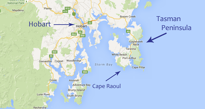 Tasman Peninsula Map