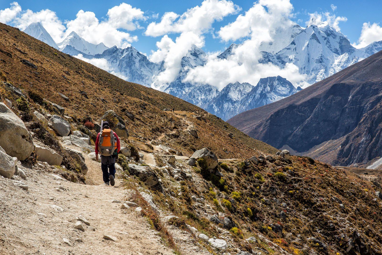 Indra on the Trail everest base camp trek