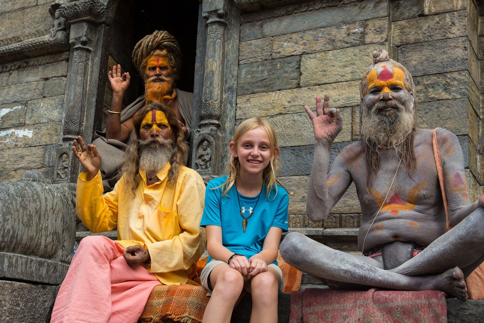 Kara Rivenbark in Kathmandu