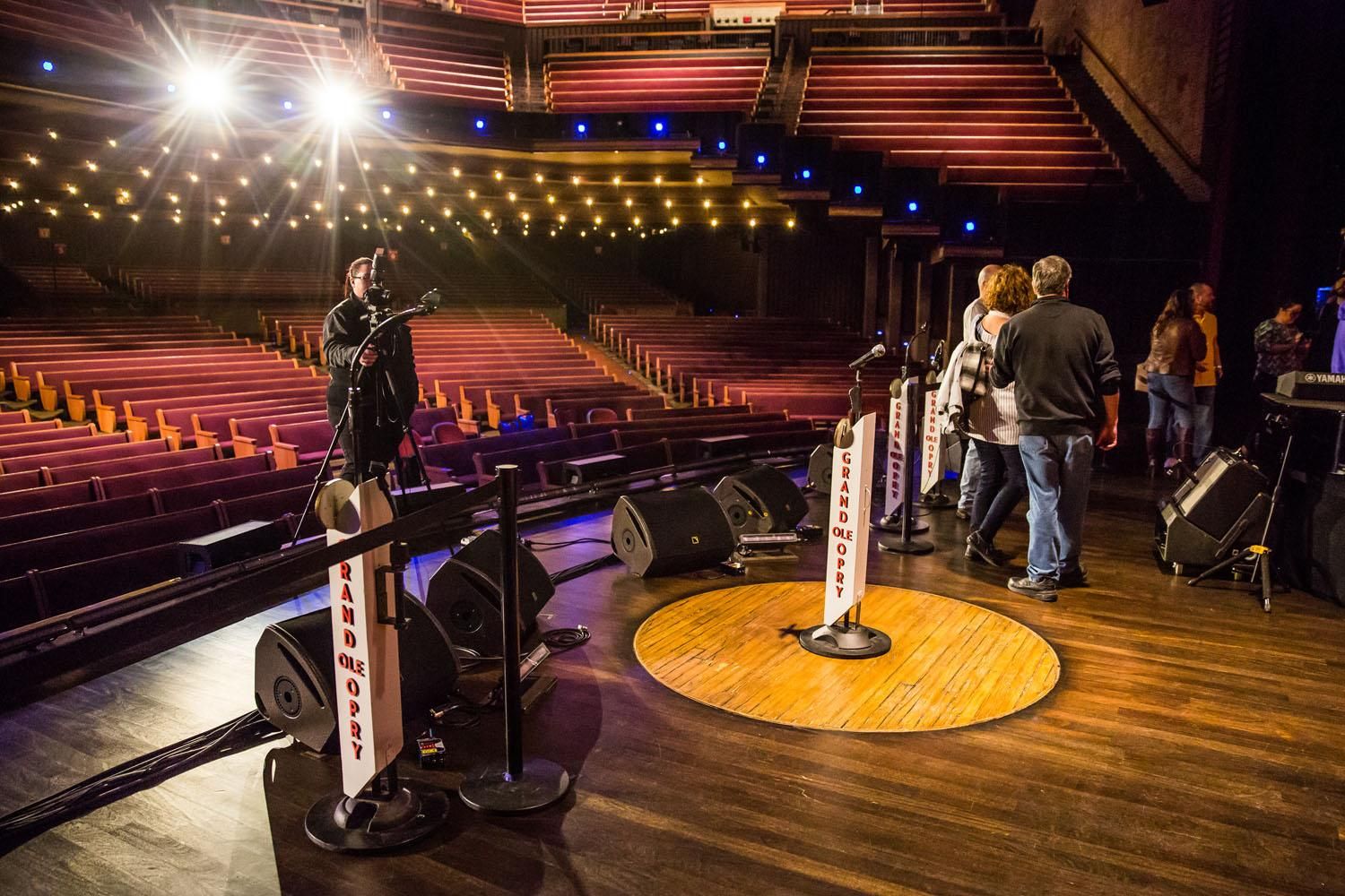 On Stage at the Grand Ole Opry Nashville