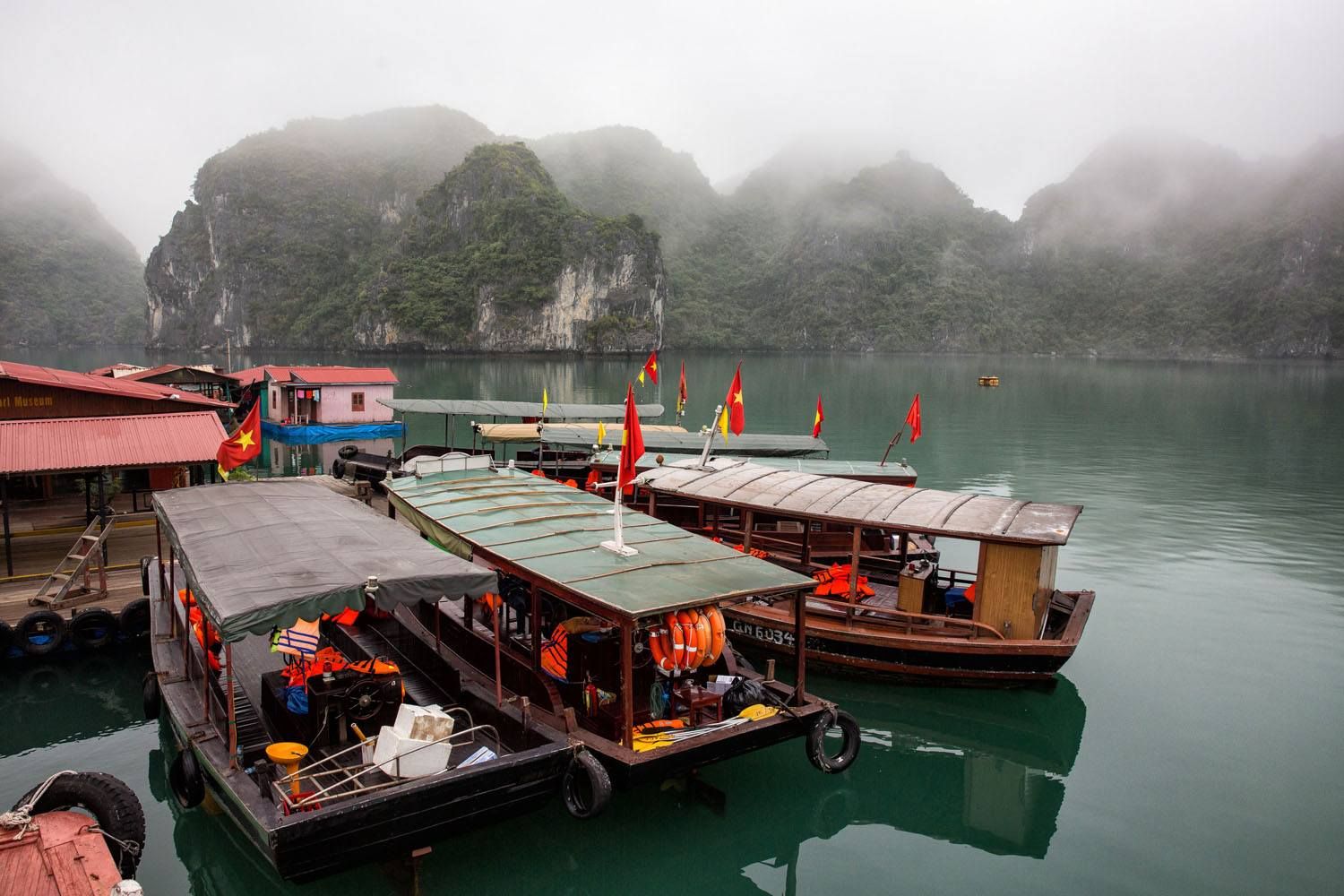 Boats at the Pearl Farm