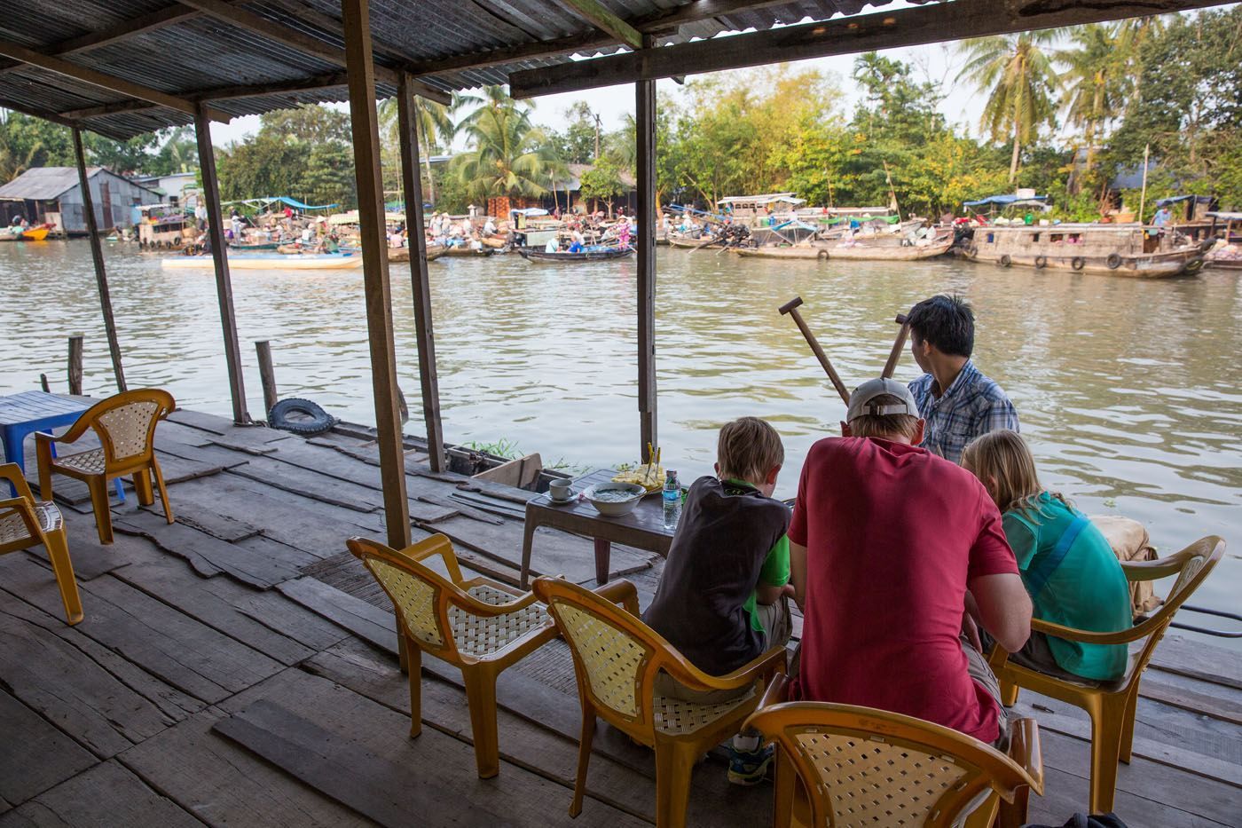 Breakfast on the Mekong