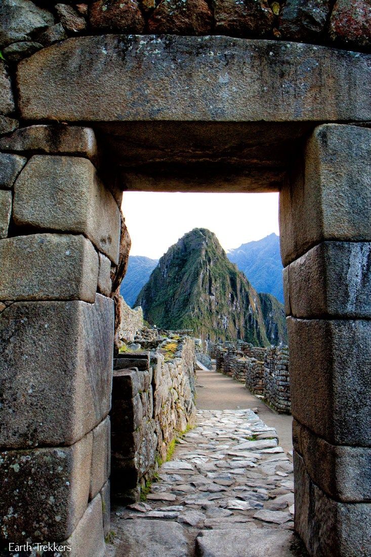 Entrance into Machu Picchu