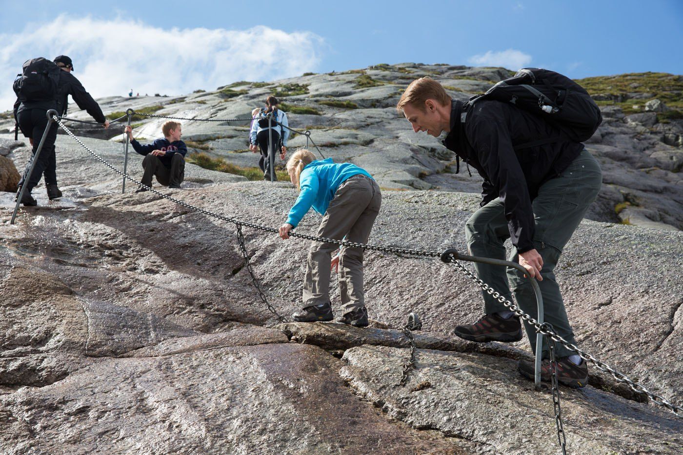 First Climb Kjeragbolten Hike