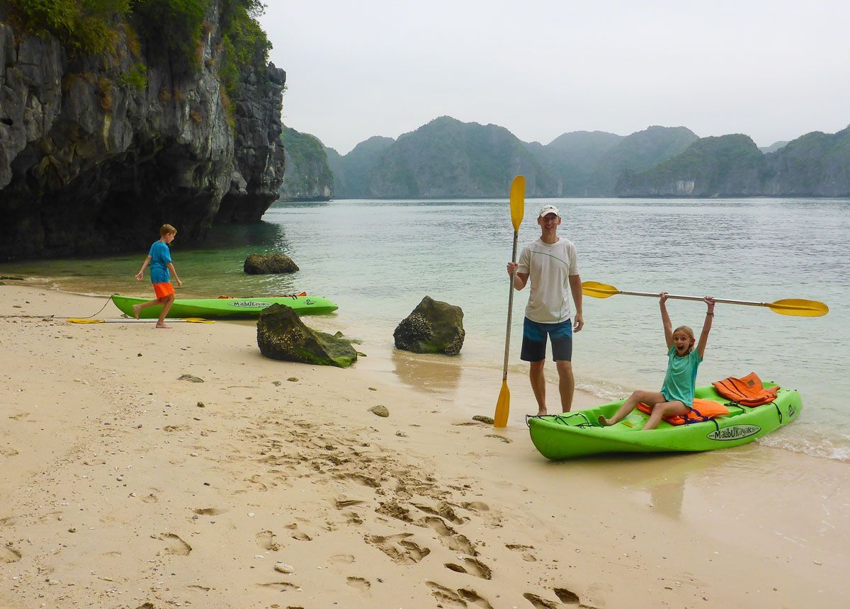 Halong Bay Family Kayaking