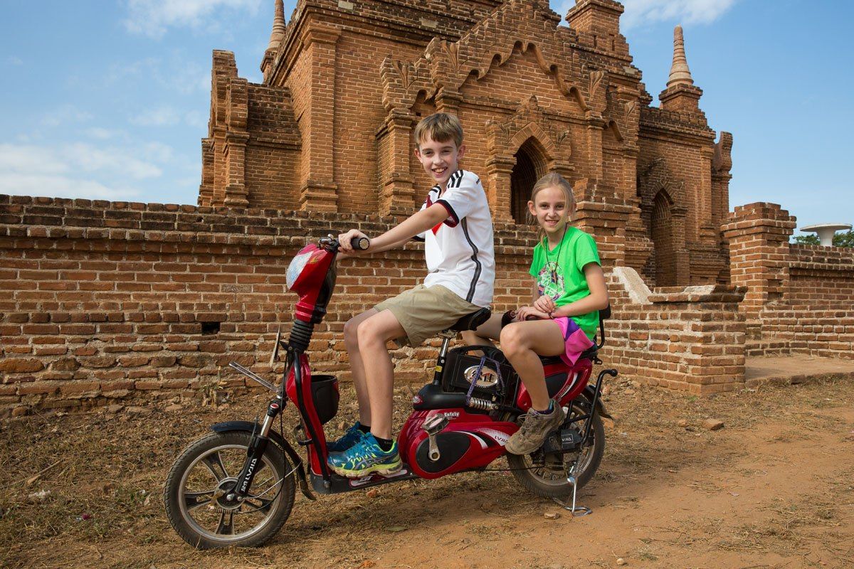 Motorized Bike in Bagan