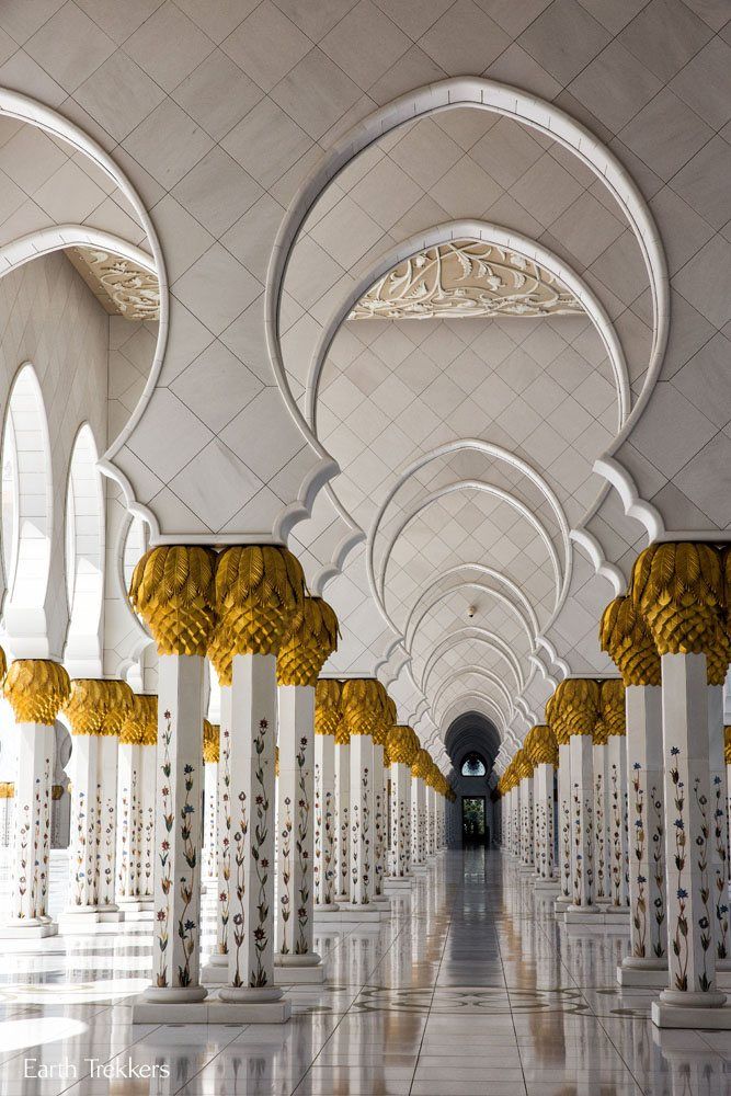 Outside Corridor Sheikh Zayed Grand Mosque