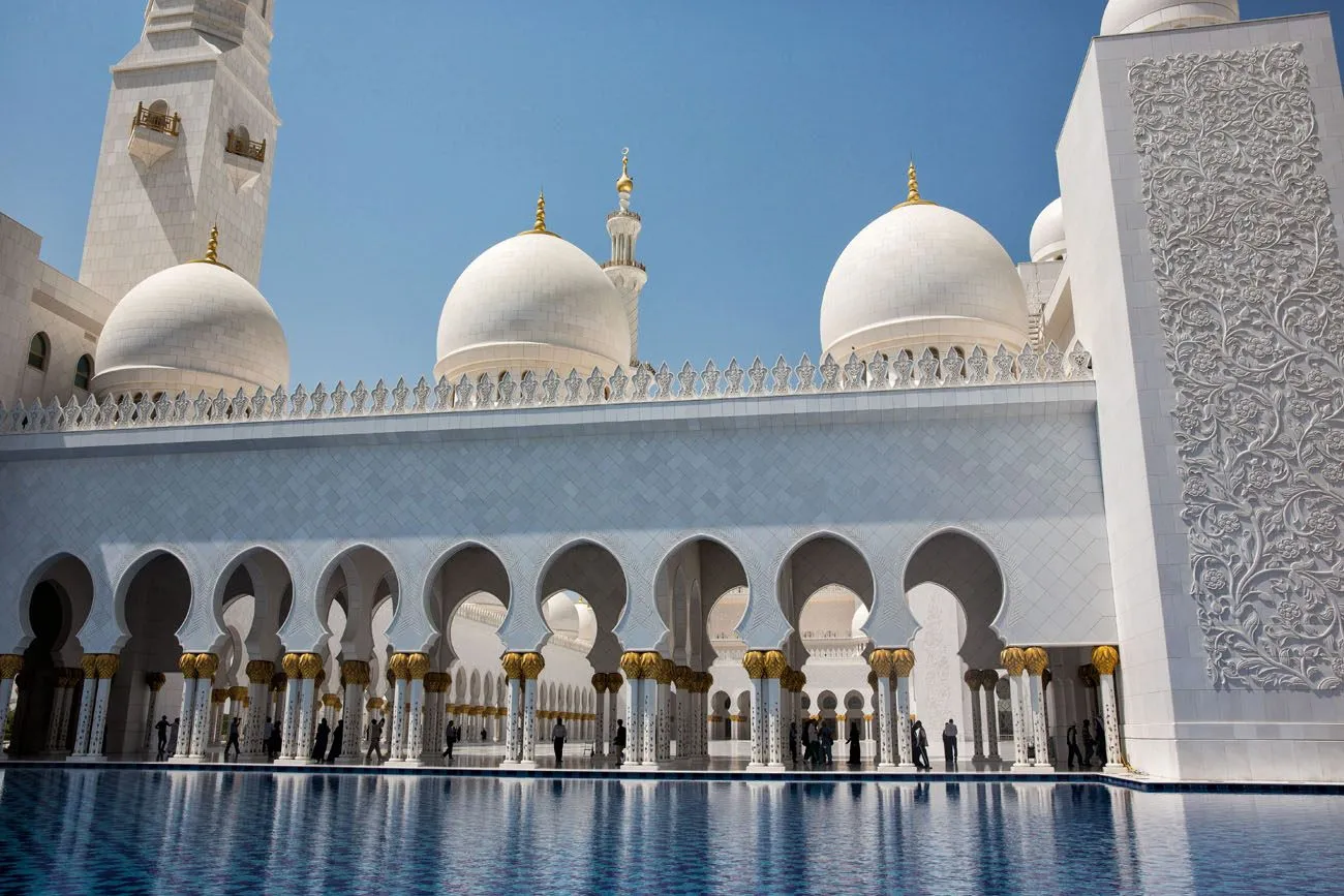 Outside the Grand Mosque