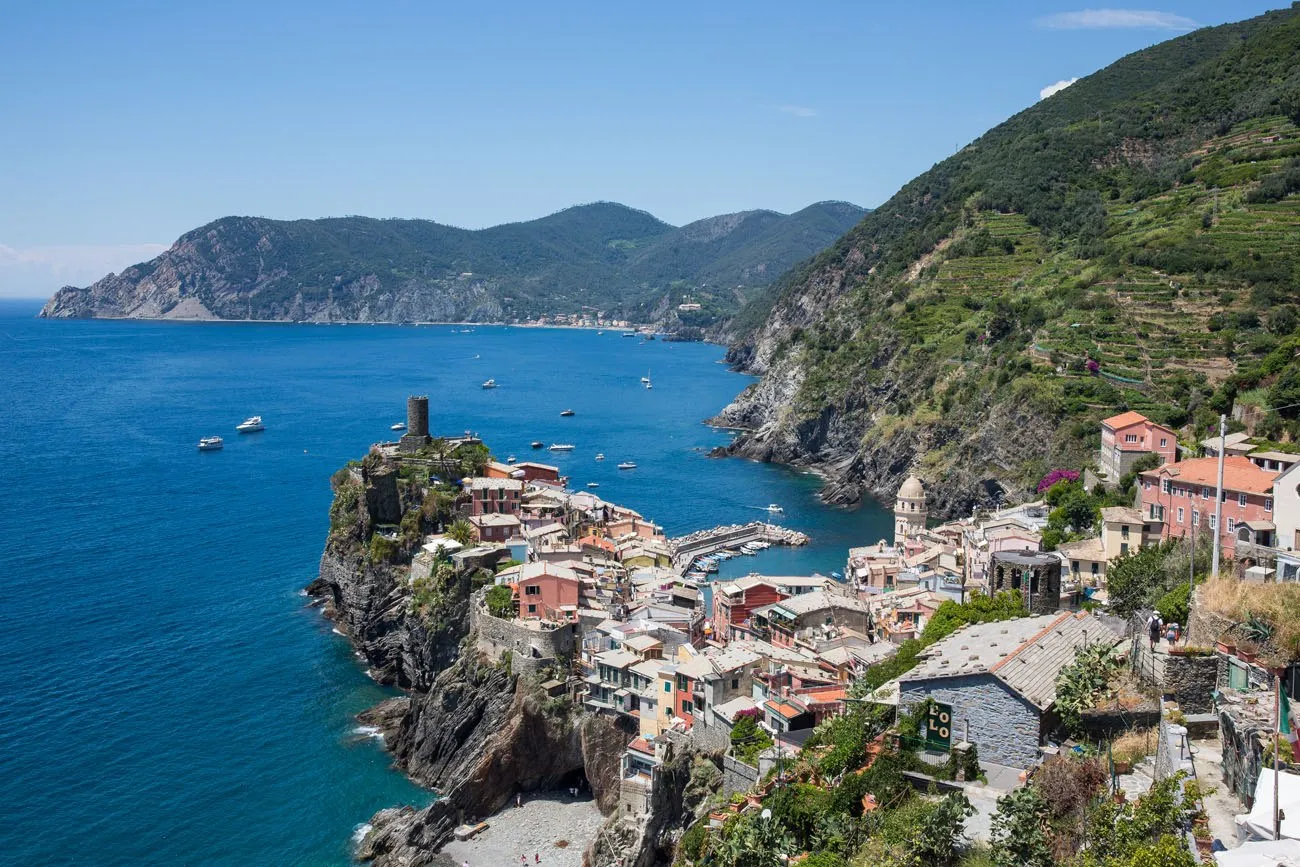 Overlooking Vernazza