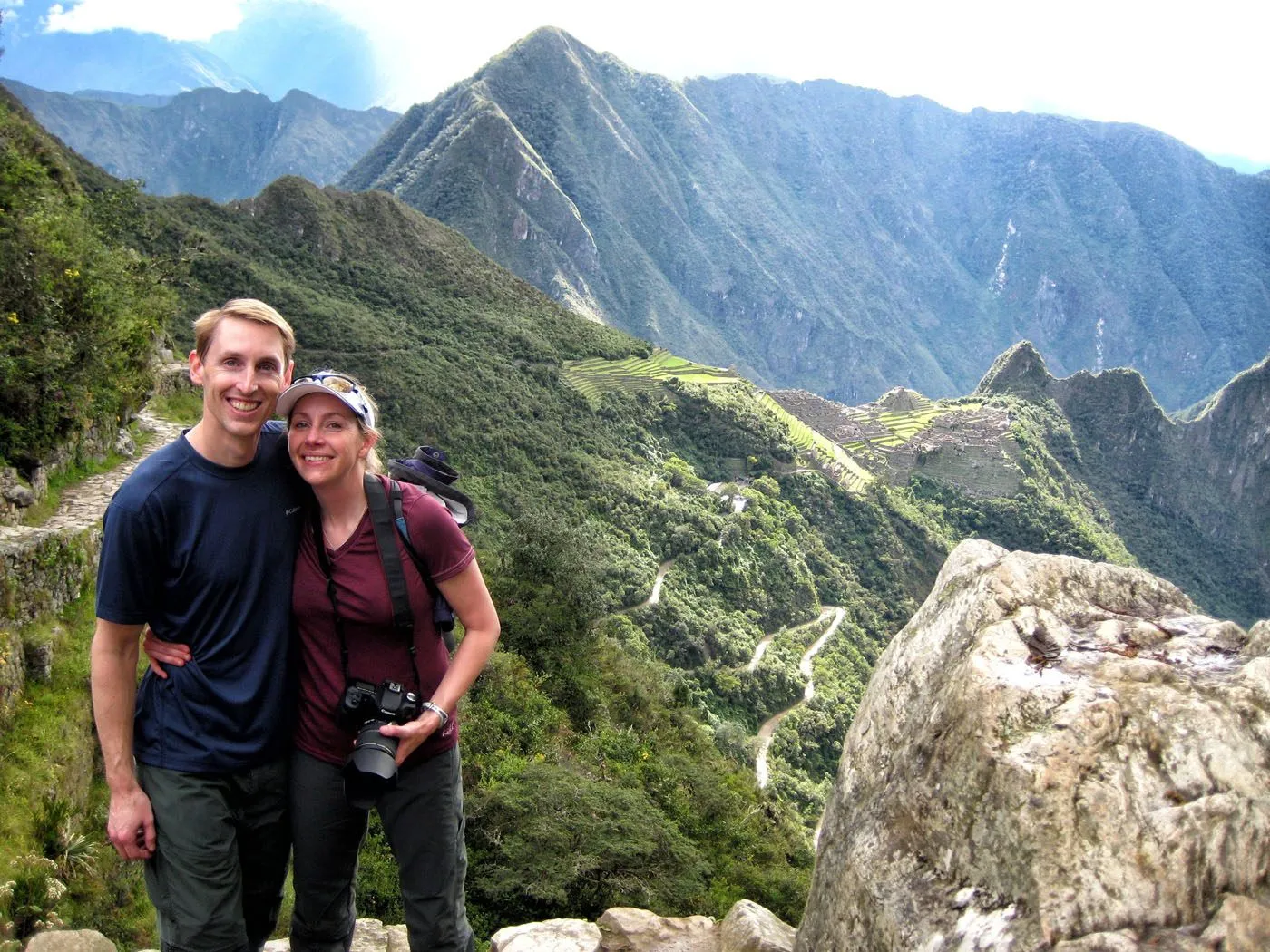 Tim and Julie at Machu Picchu