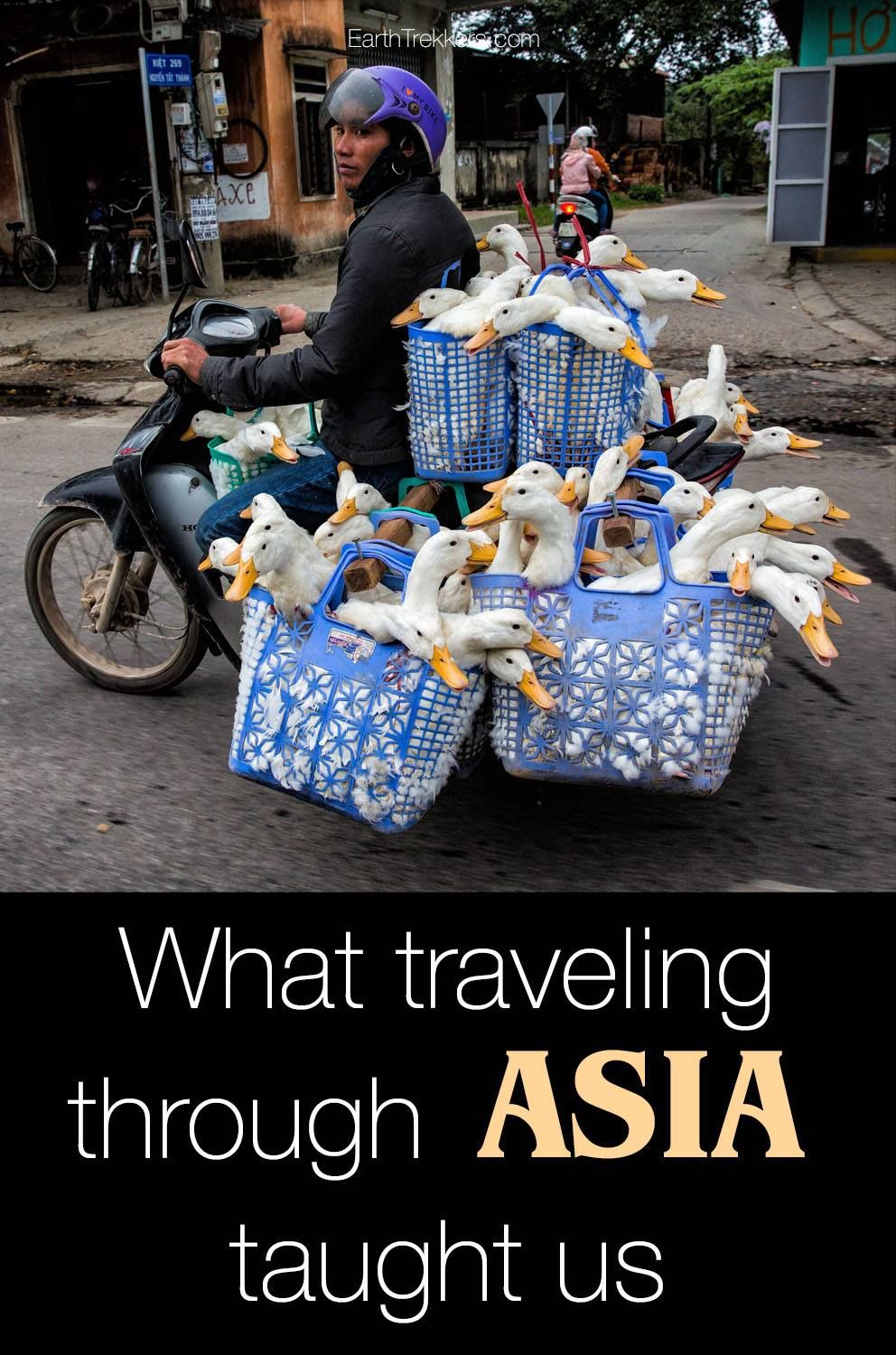 Traveling through Asia