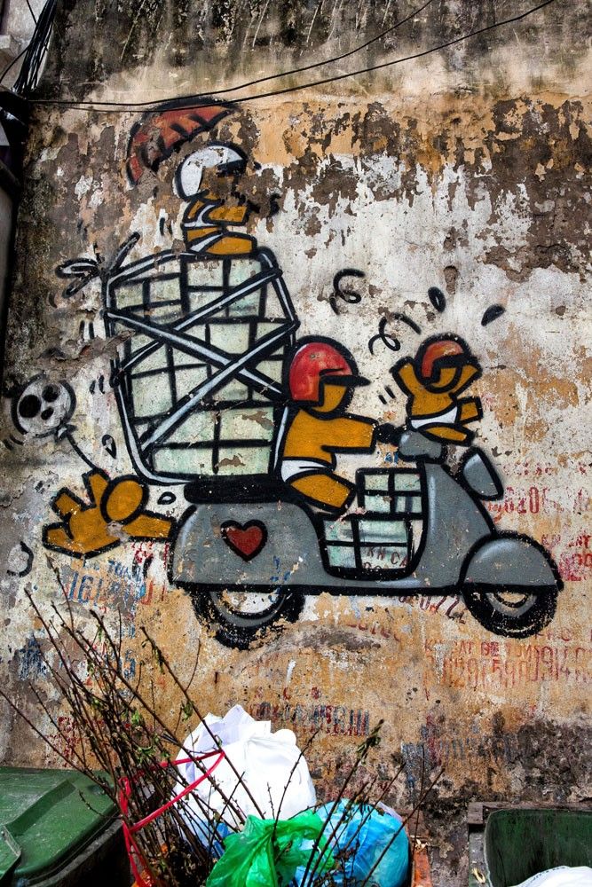 Vietnam Motorbike Graffiti