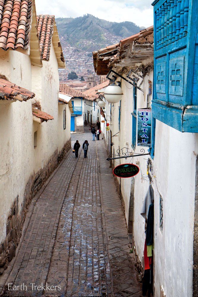 Walking through Cusco