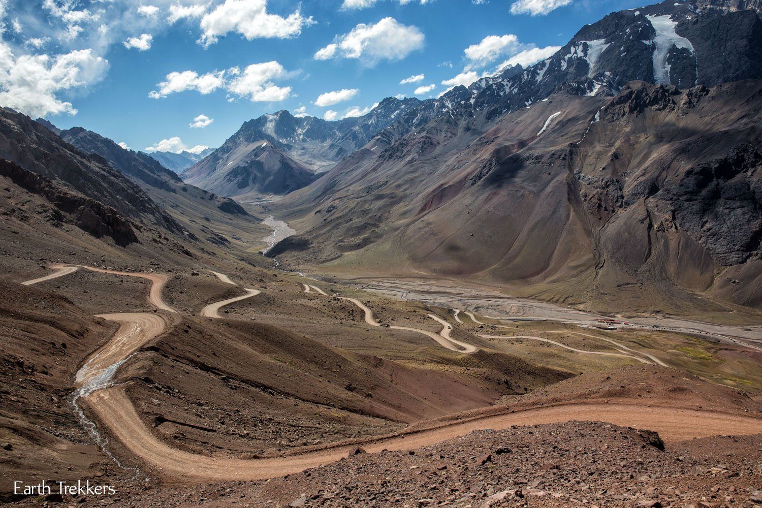 Argentina Andes and Dirt Road