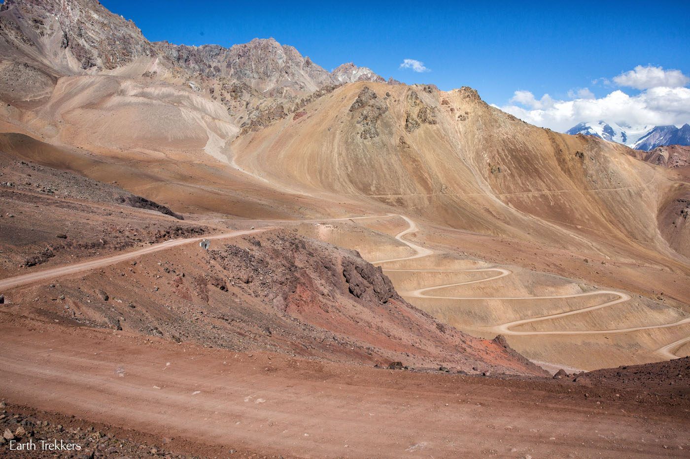 Dirt Road Andes Mountains