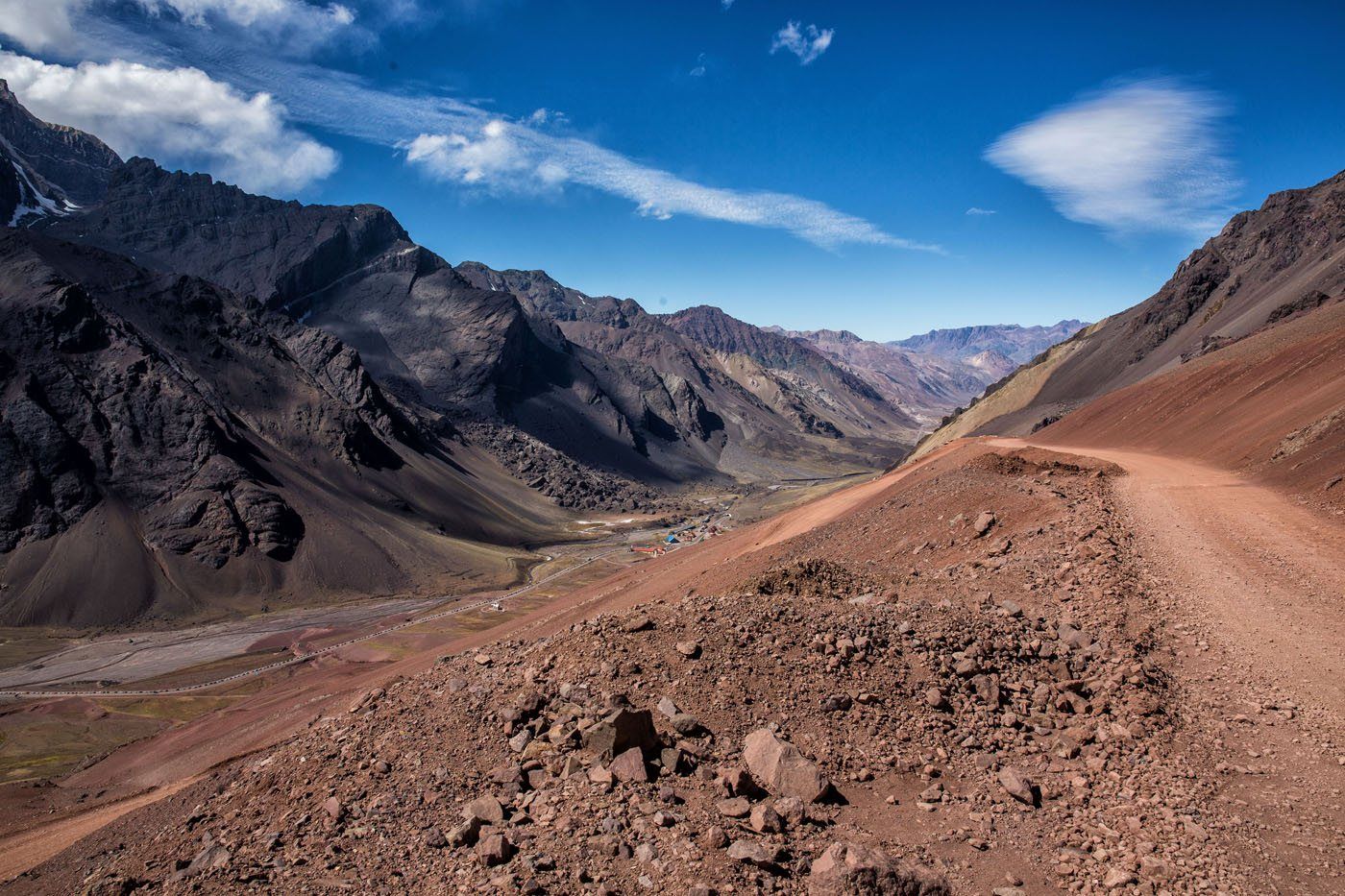 Driving Cristo Redentor de los Andes Dirt Road