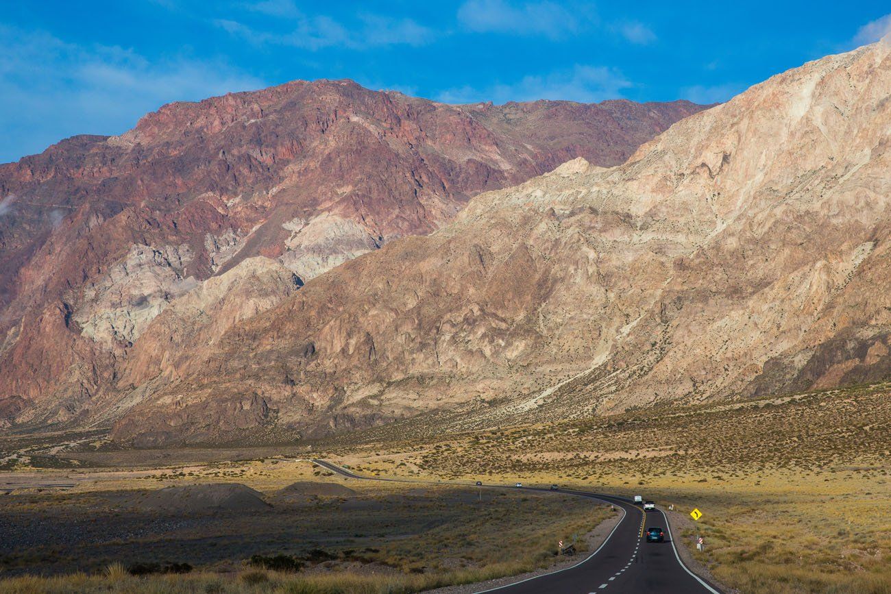 Driving Mendoza to Santiago