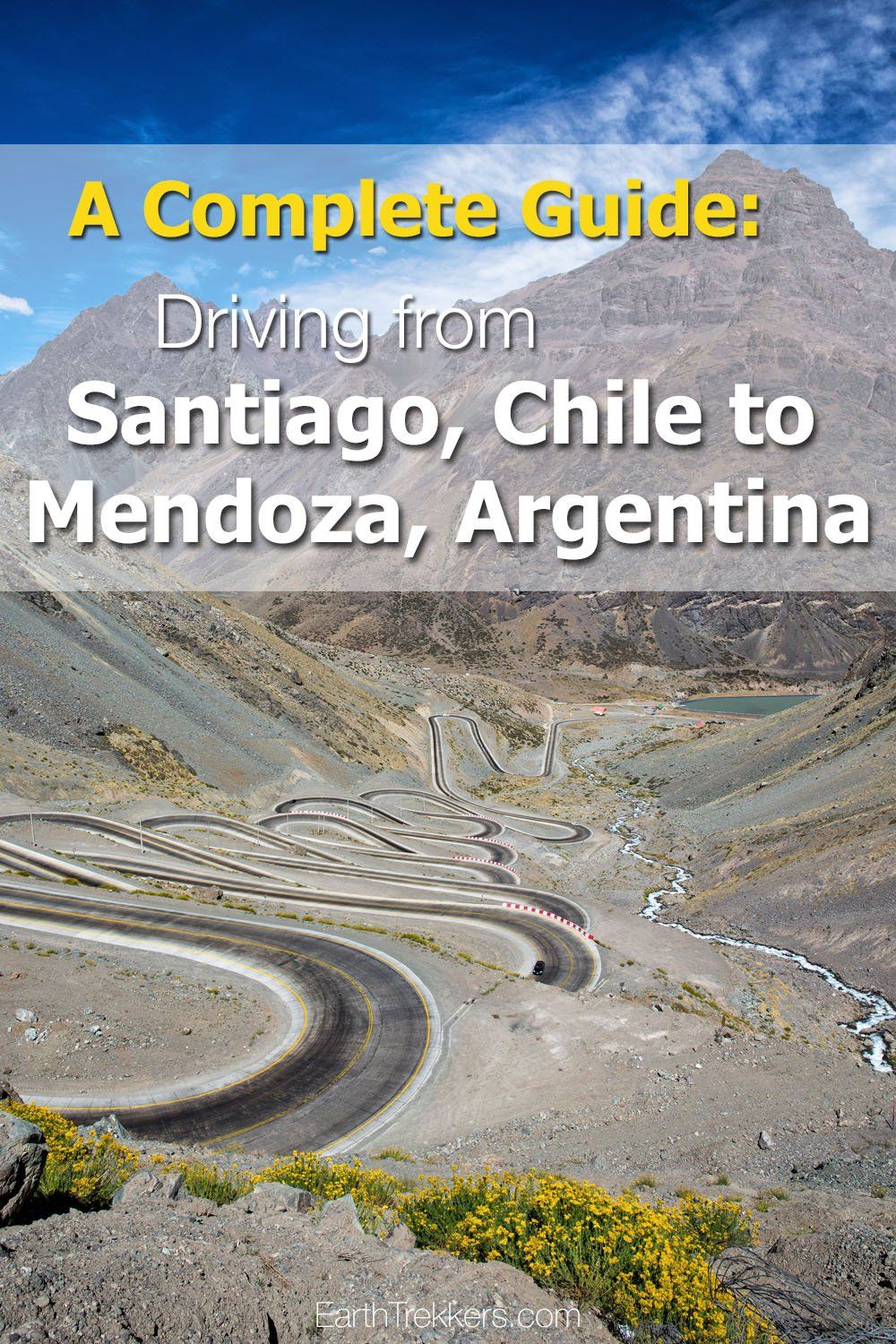 Driving Santiago Chile to Mendoza Argentina