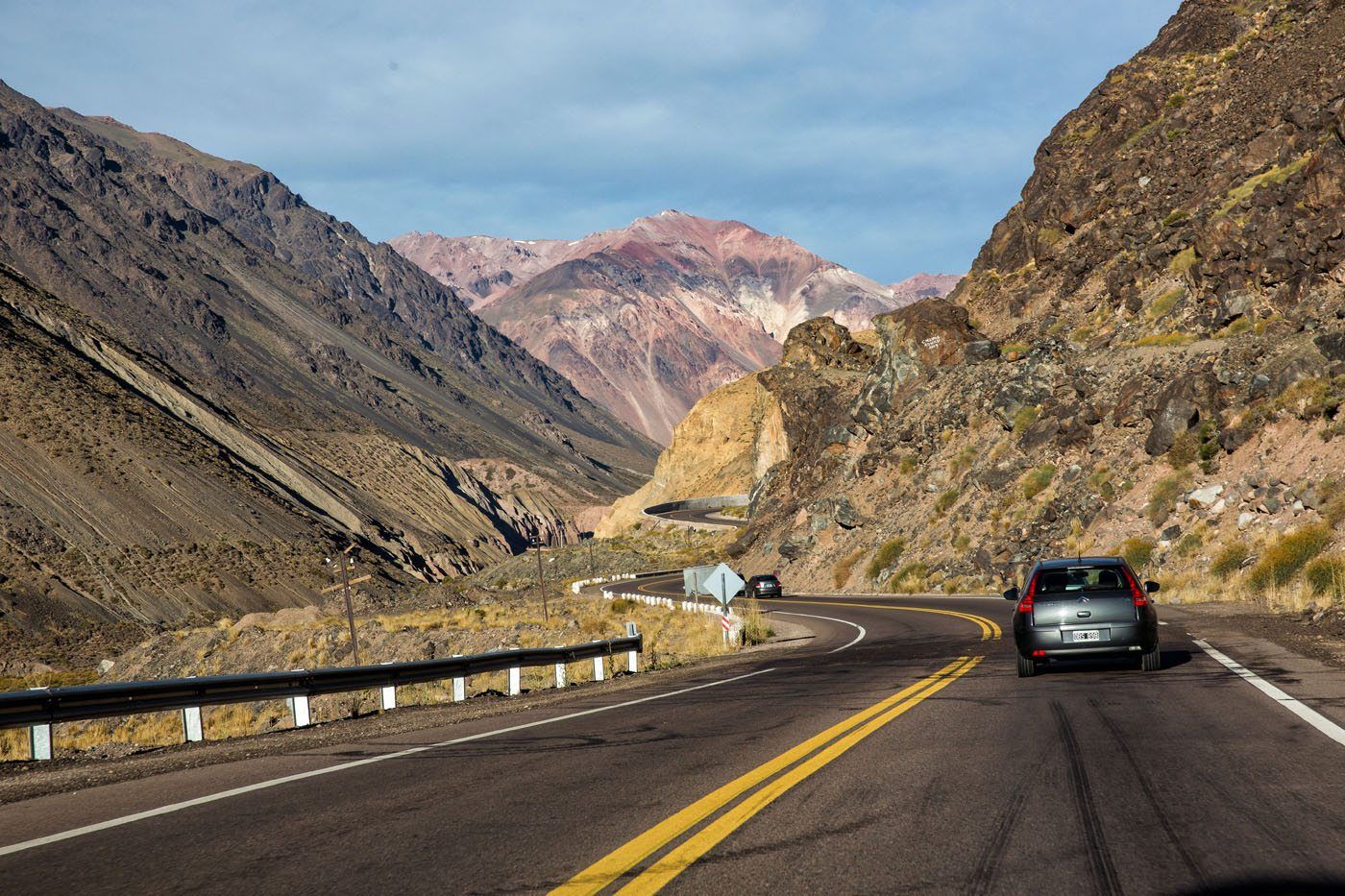 Driving Santiago to Mendoza