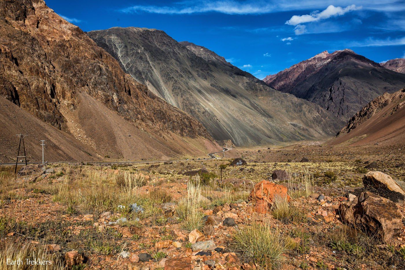 Driving Santiago to Mendoza