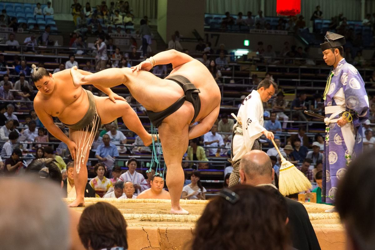 Japanese Sumo Wrestlers