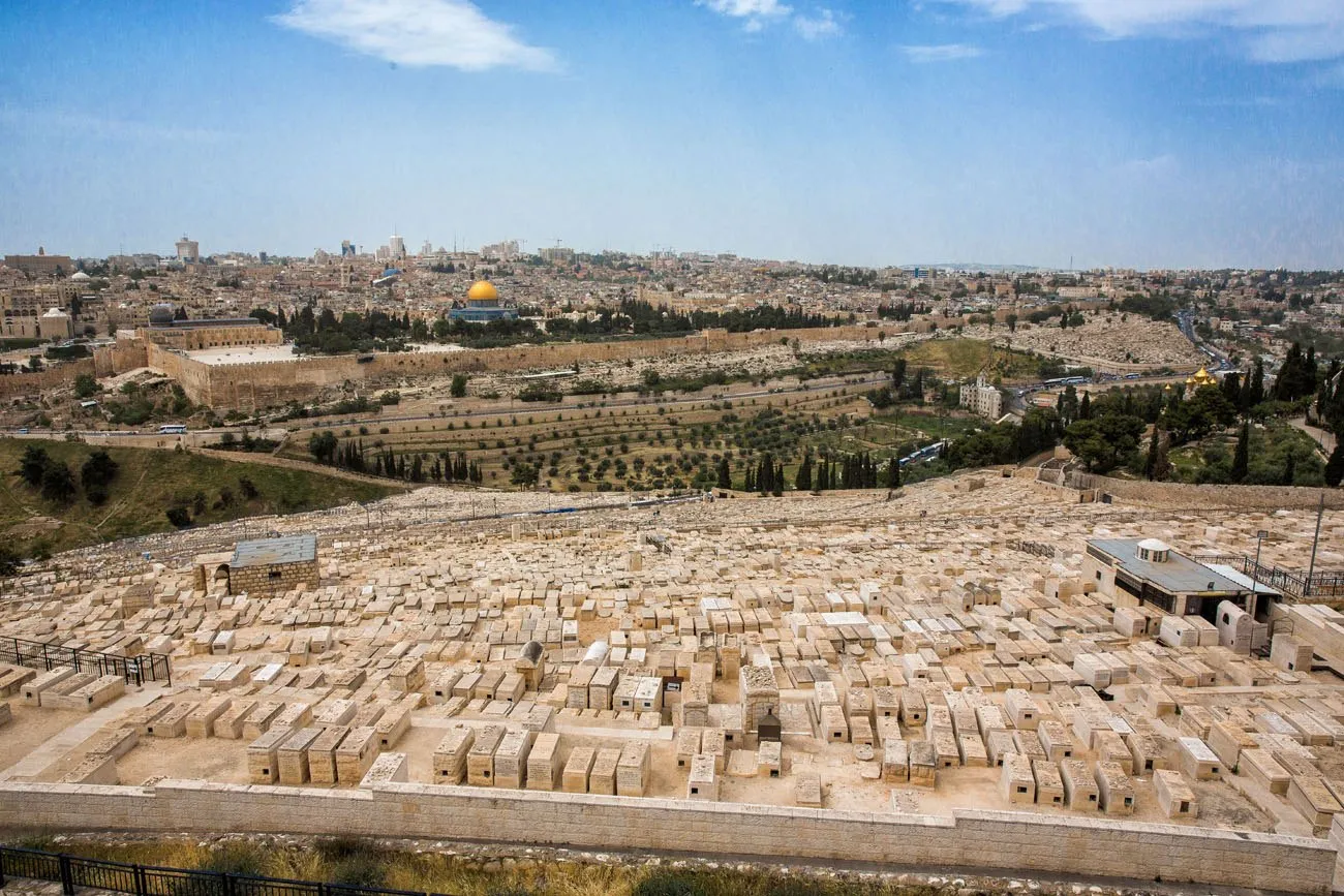 Jerusalem Israel from Mount of Olives