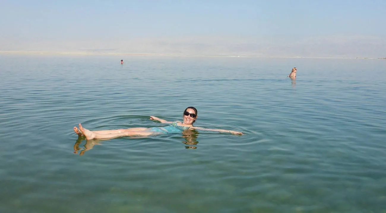 Julie in the Dead Sea
