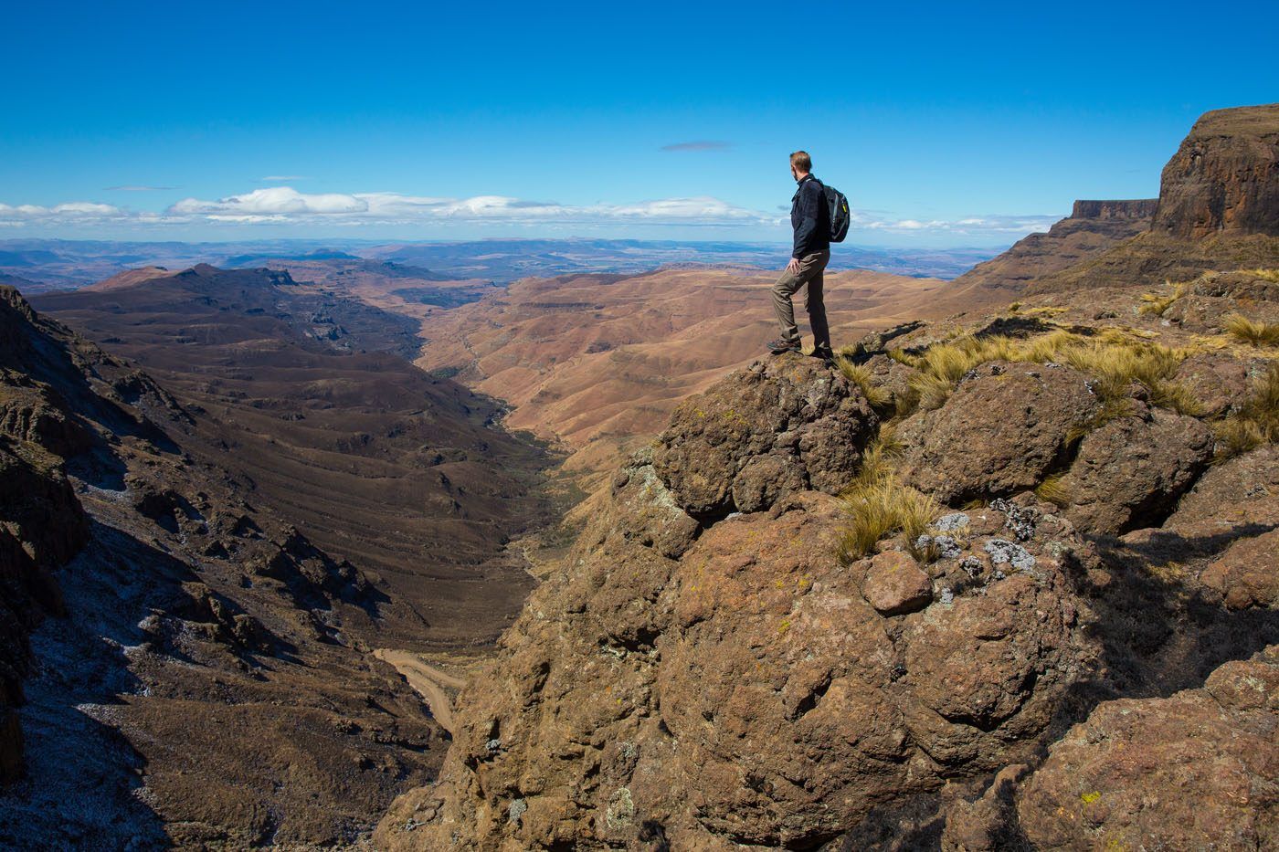 Tim at Sani Pass