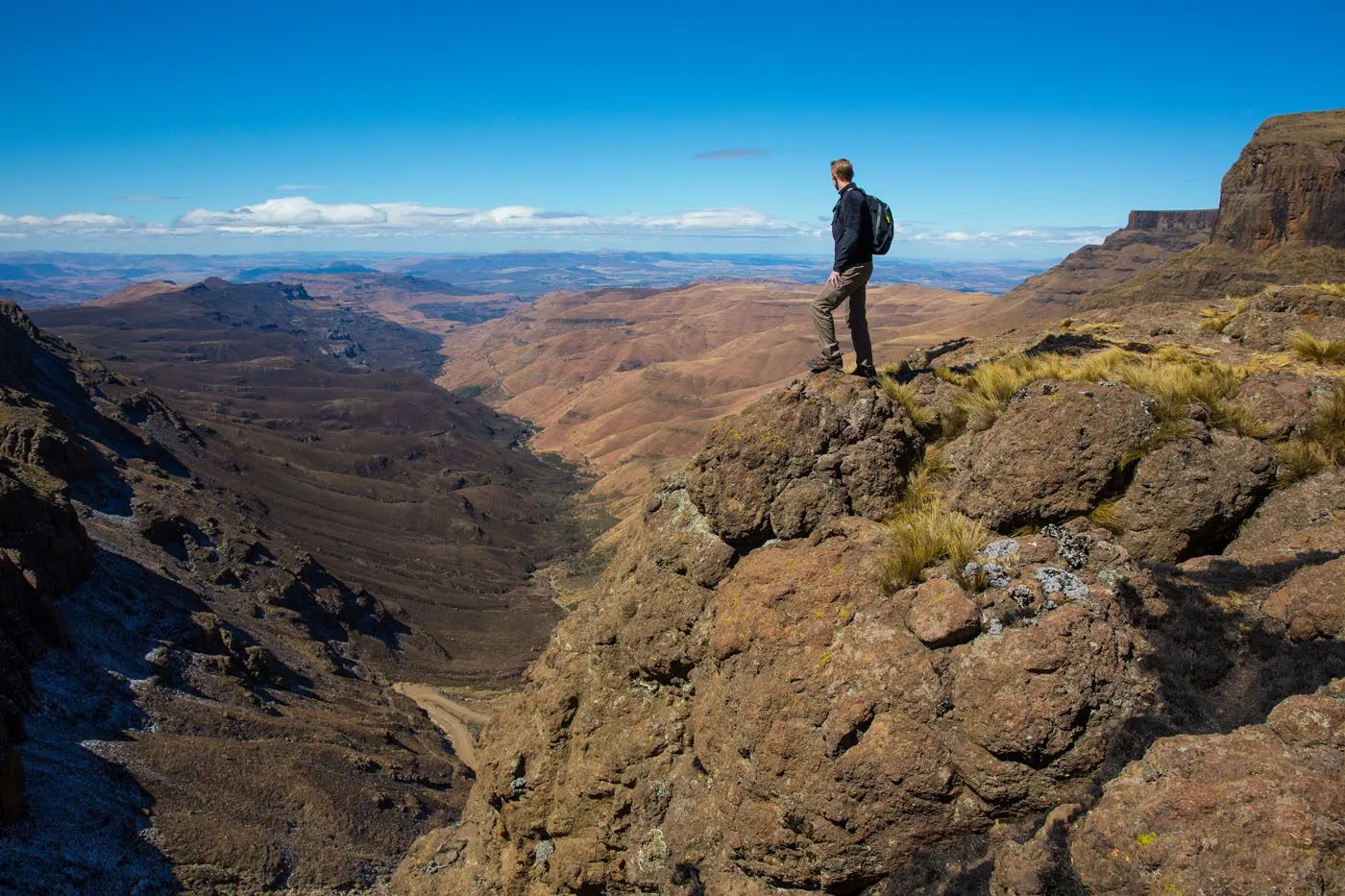 Tim at Sani Pass