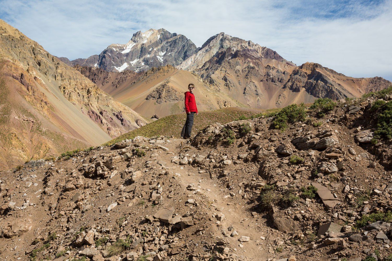Tyler Rivenbark Hiking in Argentina