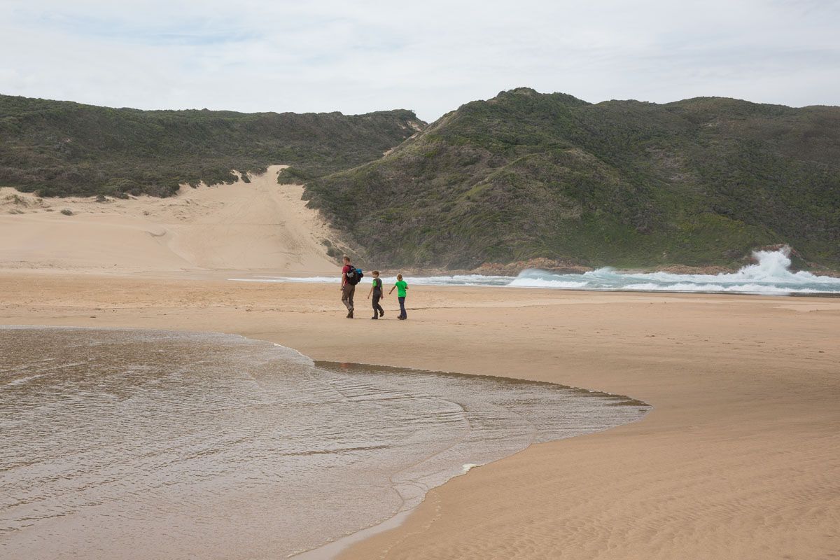 Walking on the Beach