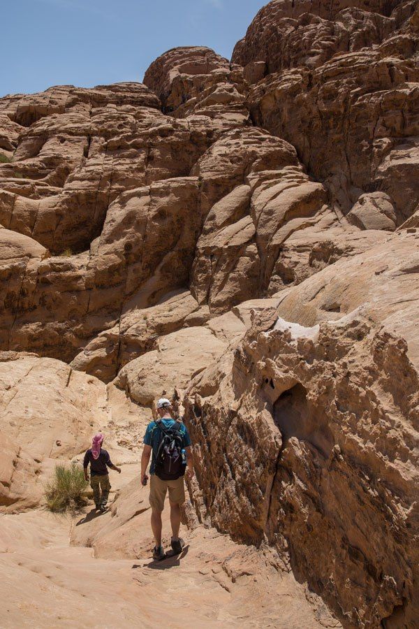 Hiking Jordan Wadi Rum