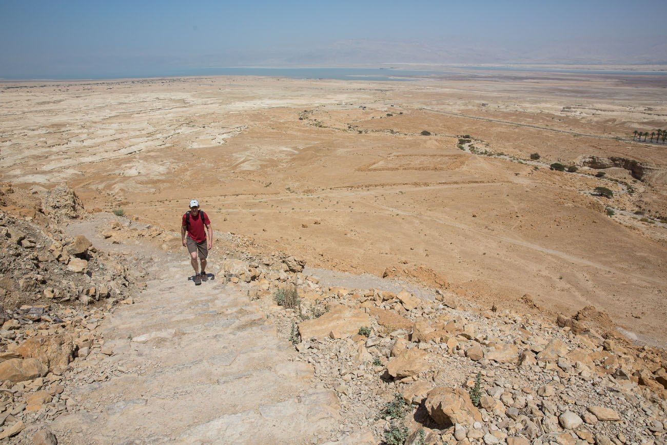 Hiking Masada
