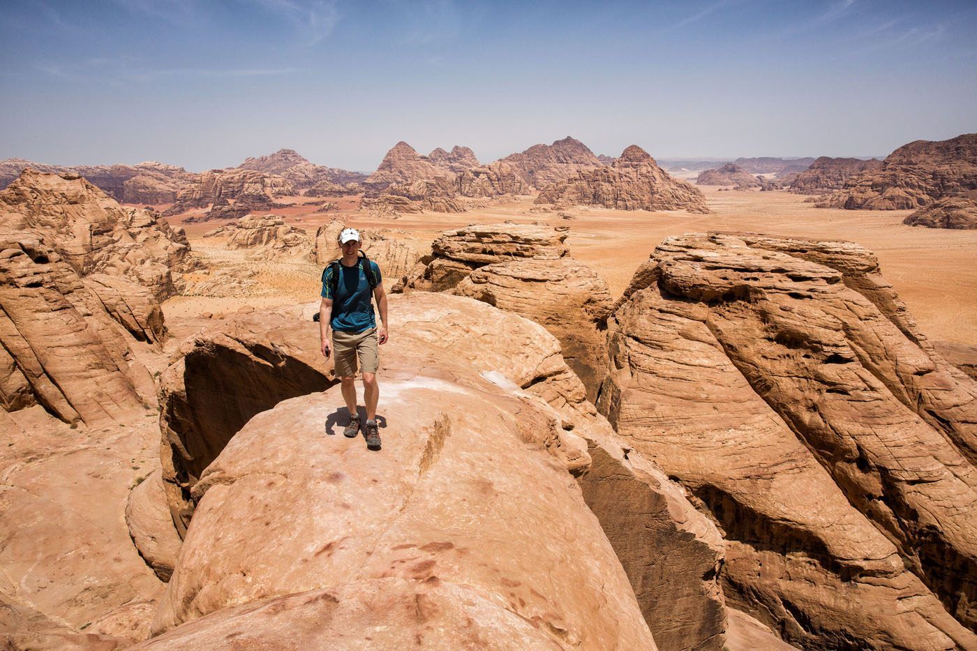 Hiking Wadi Rum to Jebel Burdah