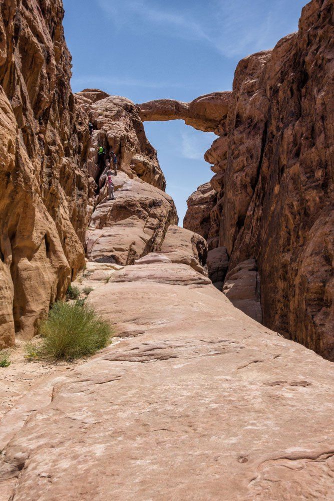 Jebel Burdah Rock Bridge Jordan