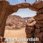 Jebel Burdah Rock Bridge Wadi Rum Jordan