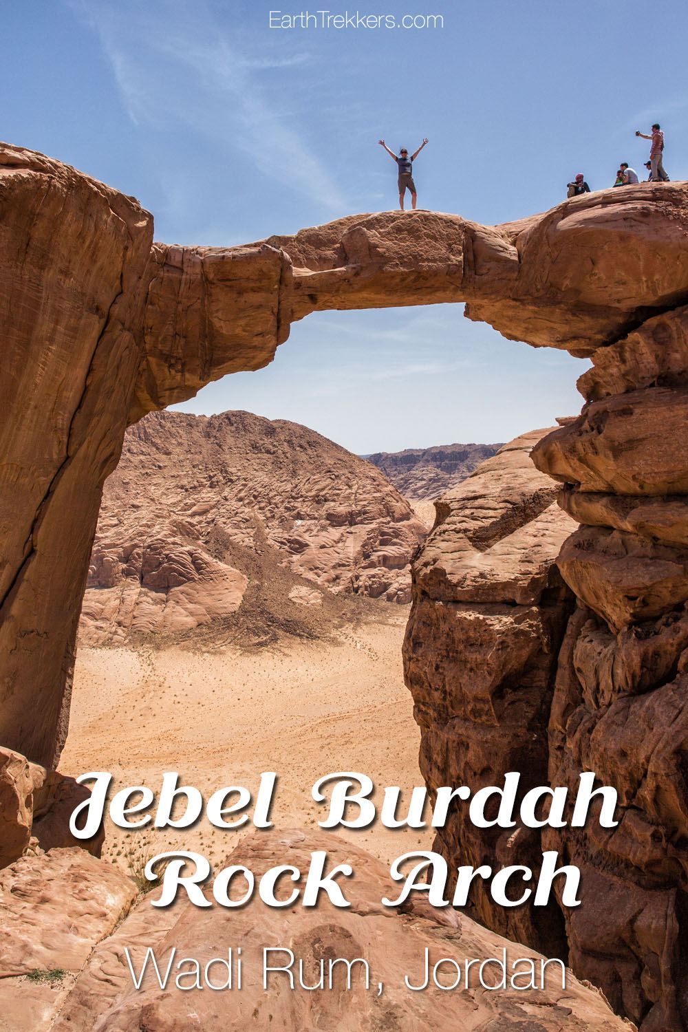 Jebel Burdah Rock Bridge Wadi Rum Jordan