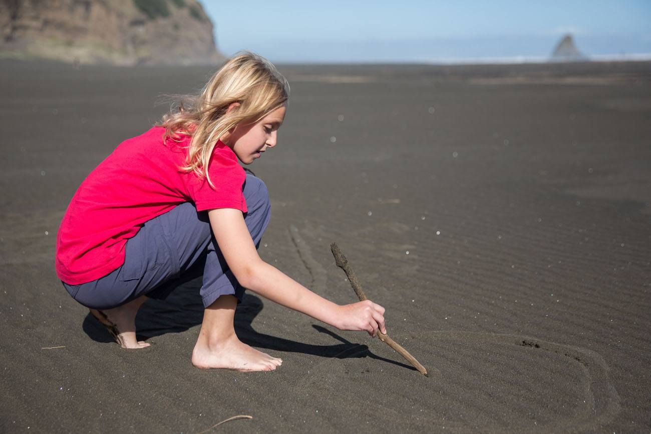 Kara on Karekare Beach