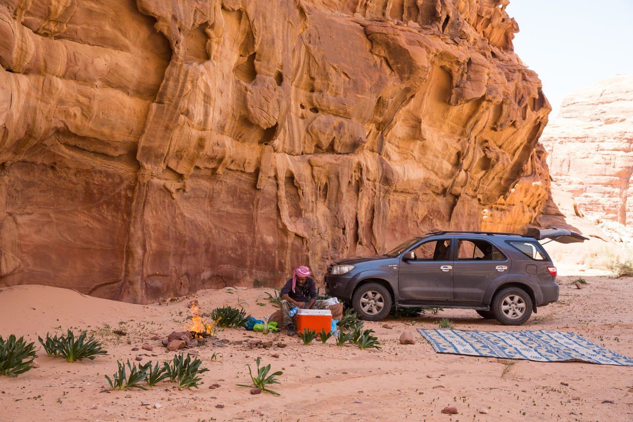 Picnic Site Wadi Rum