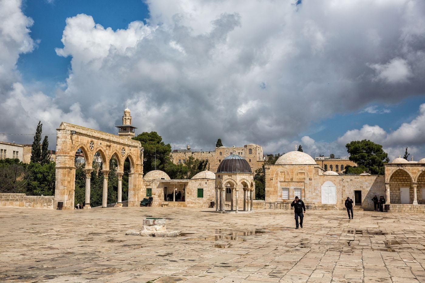 Temple Mount after the rain