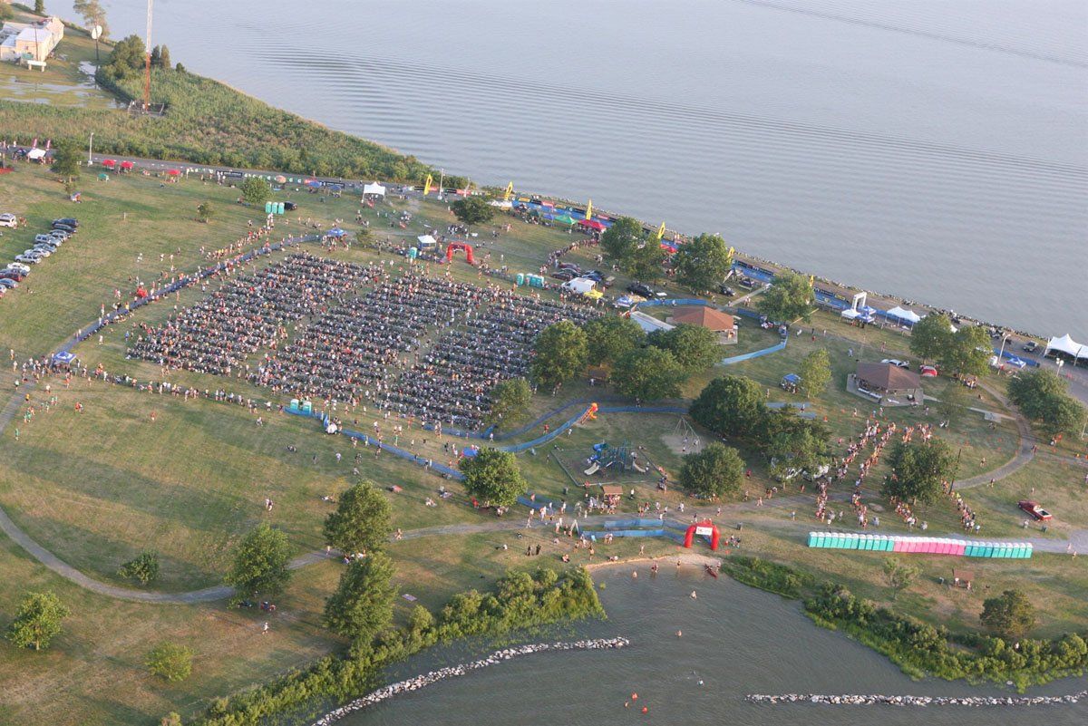 Aerial View Eagleman Transition