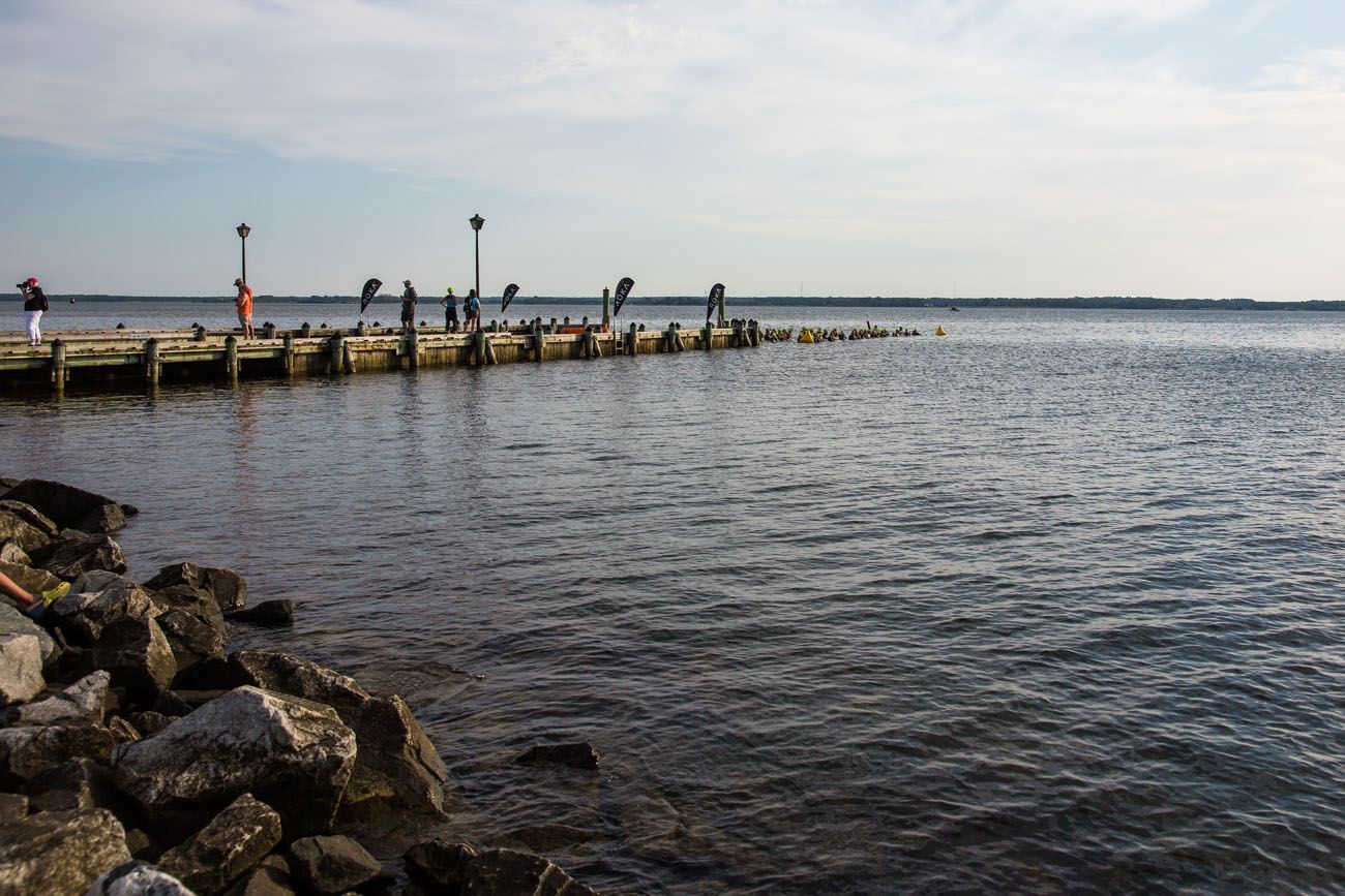 Eagleman Swim Start