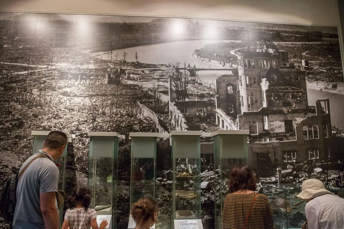 Inside Hiroshima Museum