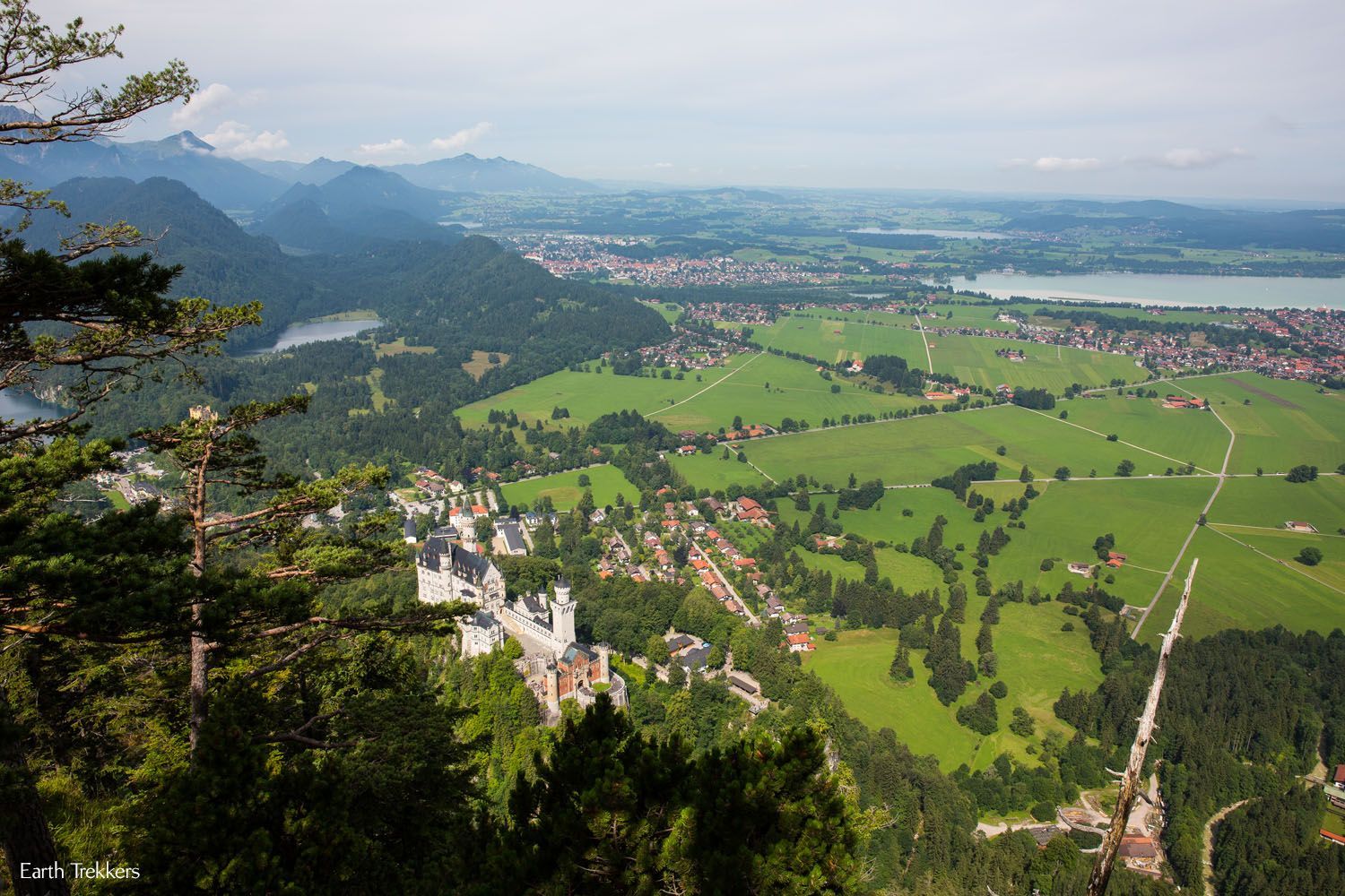 View over Neuschwanstein