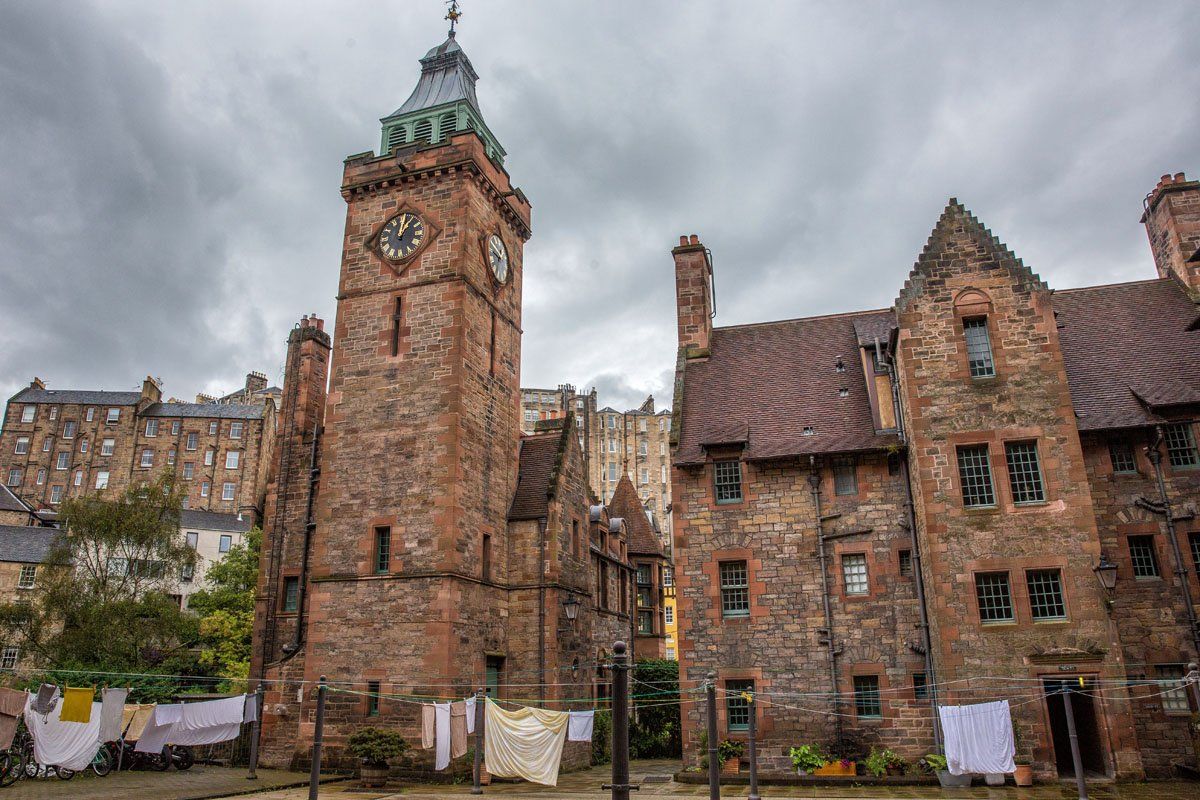 Dean Village Courtyard