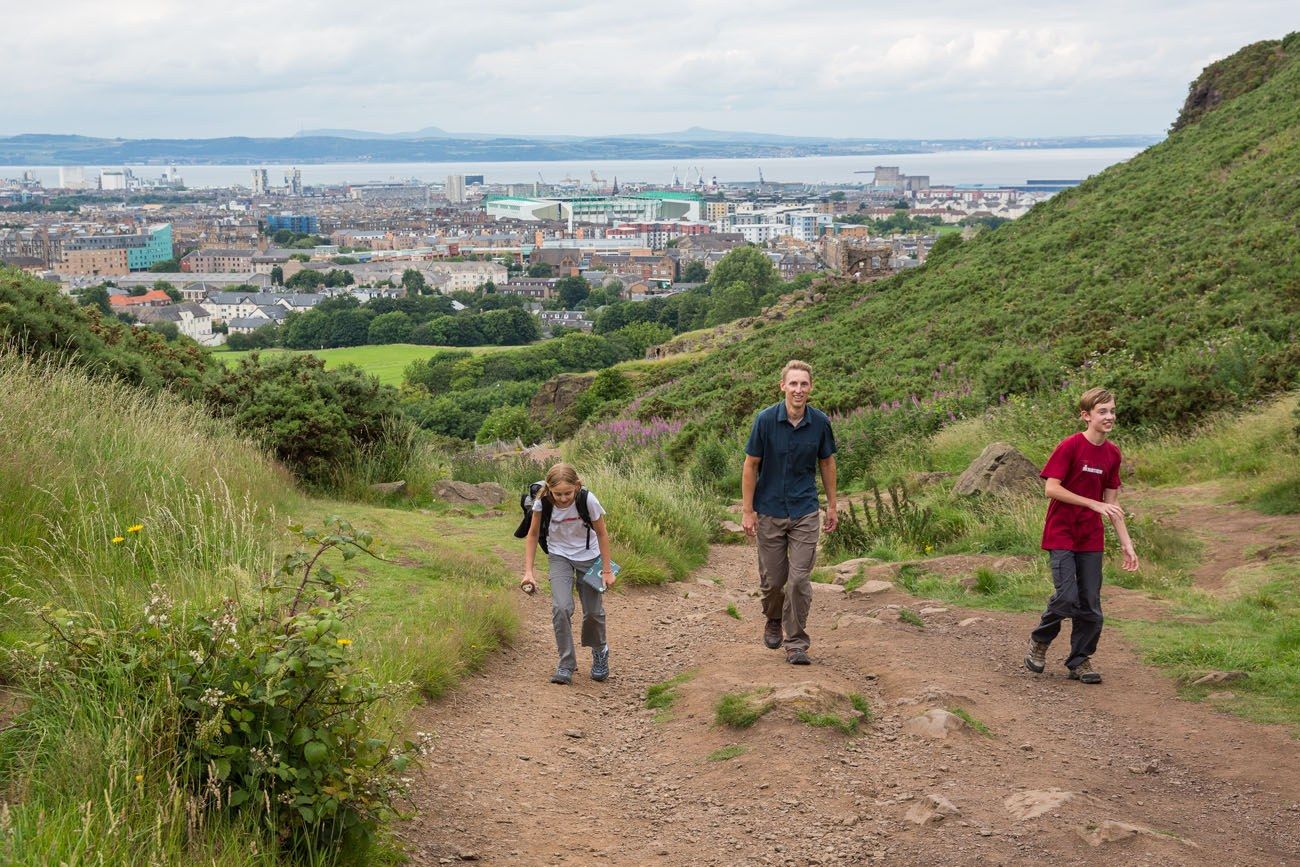 Arthur's Seat Hiking with Kids