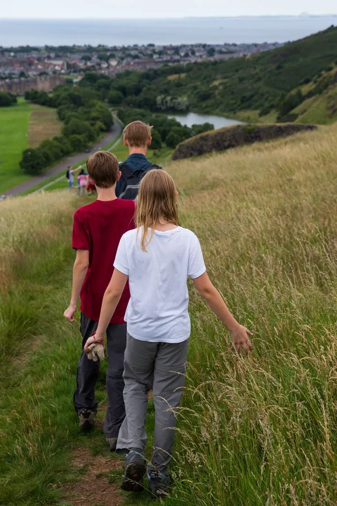 Arthurs Seat with Kids