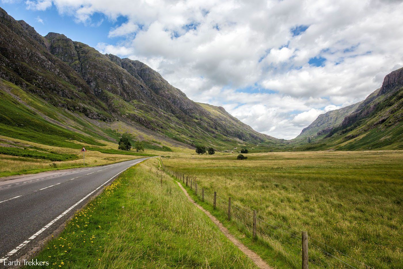 Driving Glencoe Valley